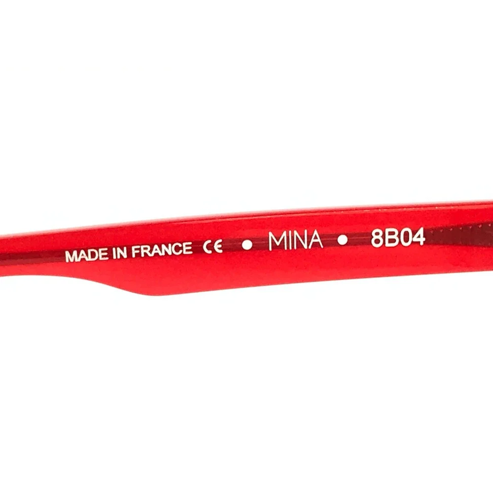 Anne & Valentin Petite Eyeglasses Frames MINA 8B04 Brown Tortoise Red 43-18-138